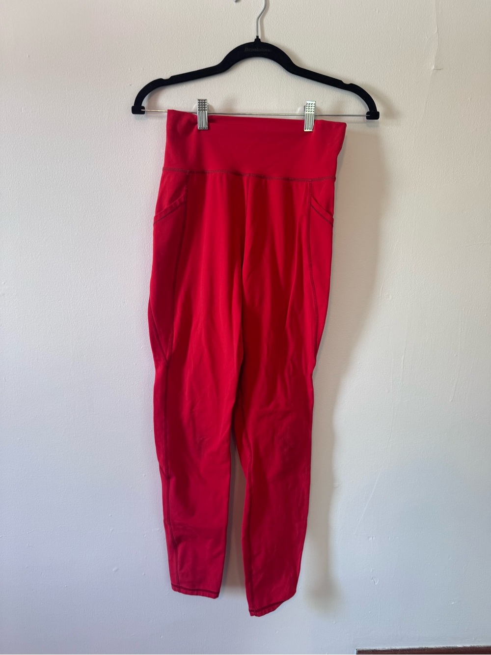Alphalete Red High Rise Pocket Leggings Women’s XL